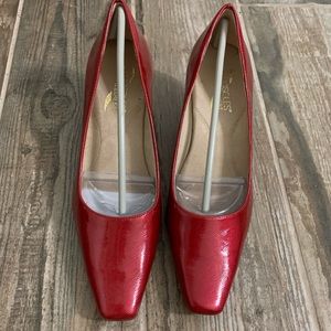 Red Patent Aerosoles Heels